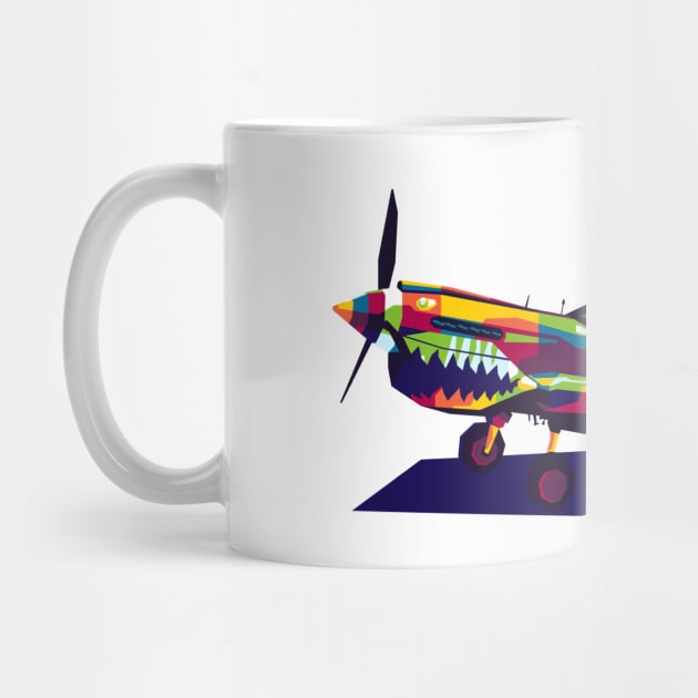 P-40 Warhawk by wpaprint